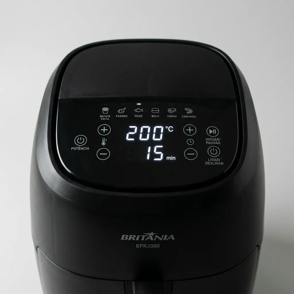 Fritadeira Air Fryer Britânia BFR2000 Digital 4 Litros Painel Touch — imagem 4 de 4