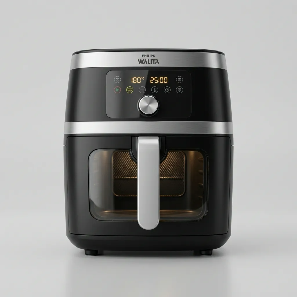 Fritadeira Air Fryer Philips Walita Série 5000 XXL Connected 12 Litros Digital