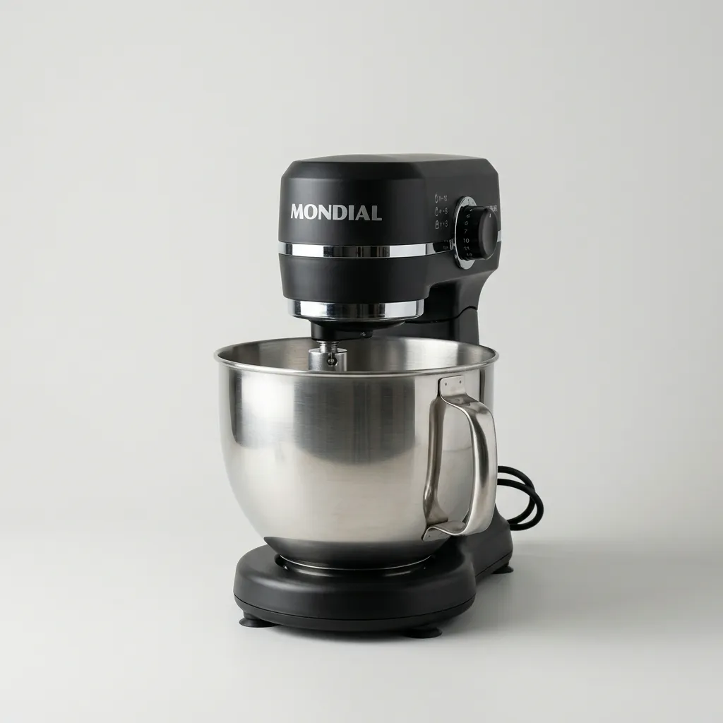 Batedeira Planetária Mondial Turbo Gourmet 12 Velocidades Tigela Inox 4L