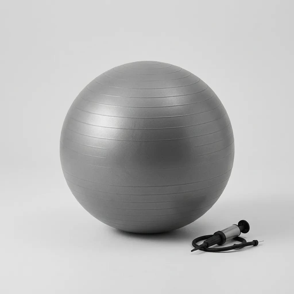 Bola de Pilates Suiza 65cm con Bomba de Aire