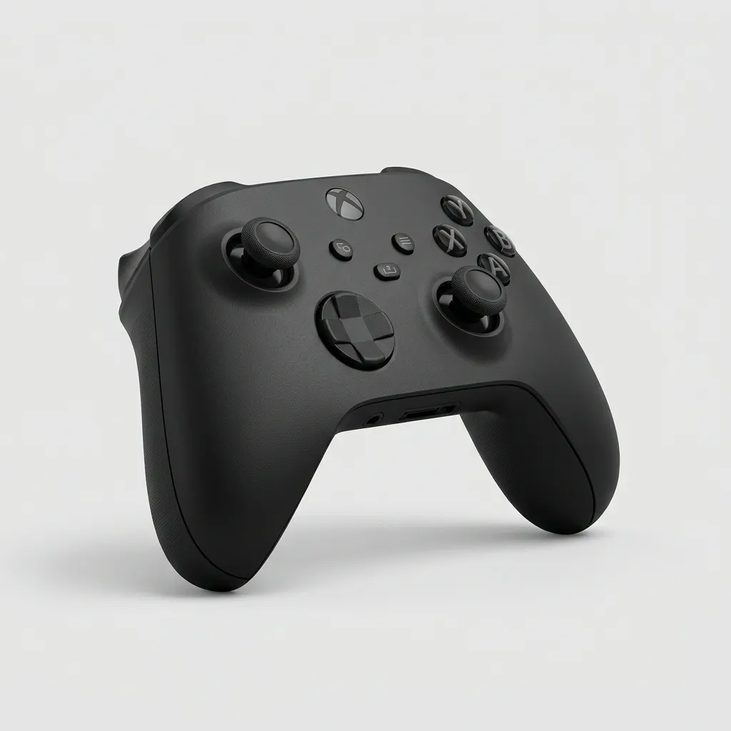 Controle Sem Fio Xbox Wireless Carbon Black — imagem 3 de 4