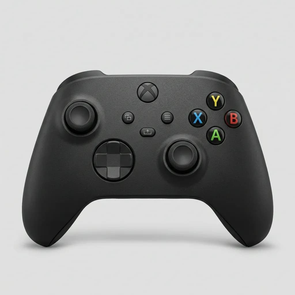 Controle Sem Fio Xbox Wireless Carbon Black — imagem 4 de 4
