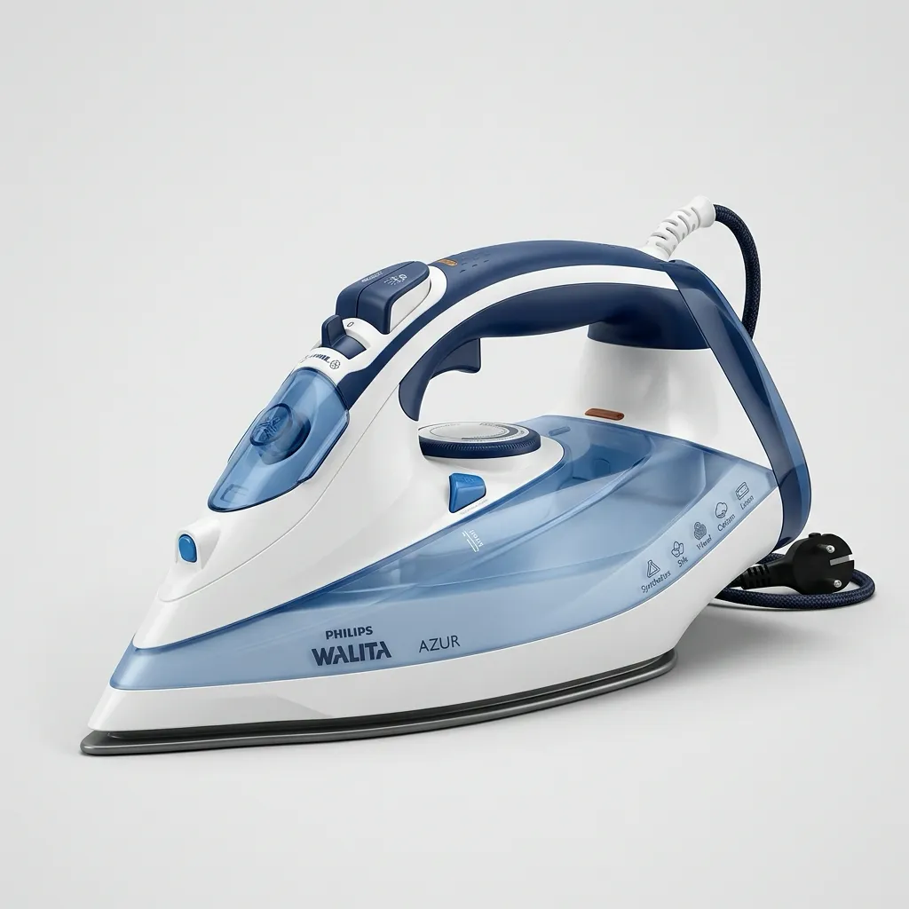 Ferro de Passar a Vapor Philips Walita Azur com Base SteamGlide Antiaderente — imagem 3 de 4