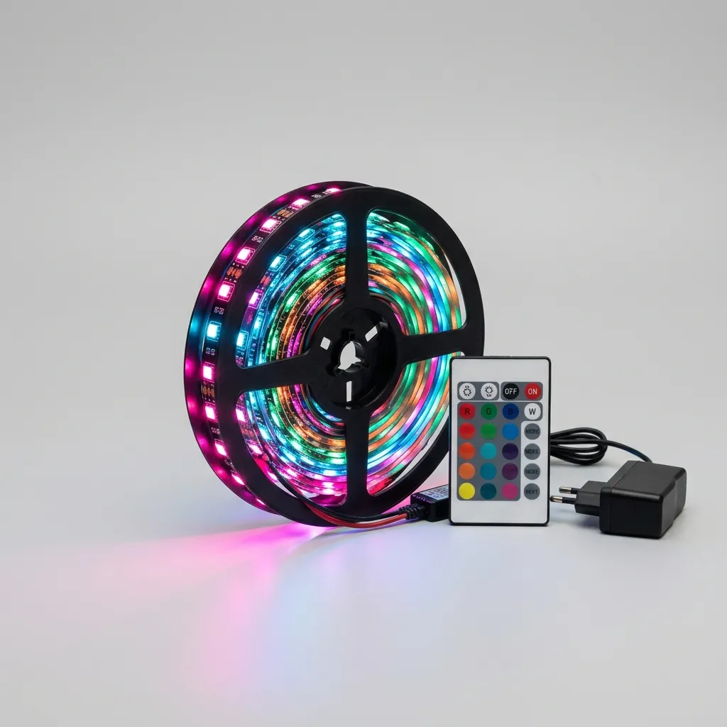 Fita LED RGB 5 Metros com Controle Remoto e Aplicativo Bluetooth — imagem 4 de 4