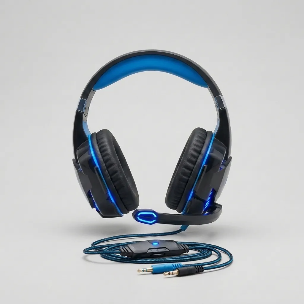 Headset Gamer Kotion Each G2000 RGB com Drivers 50mm, LED e Microfone Flexível P2 e USB — imagem 2 de 4