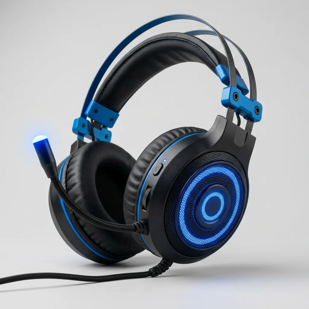 Headset Gamer Kotion Each G2000 RGB com Drivers 50mm, LED e Microfone Flexível P2 e USB — imagem 4 de 4