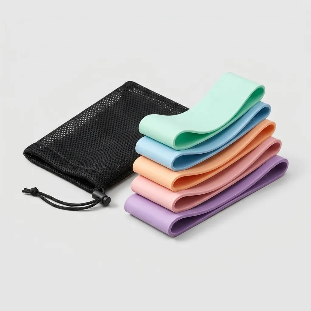 Kit Faixas Elásticas Mini Band 5 Níveis de Resistência — imagem 3 de 3