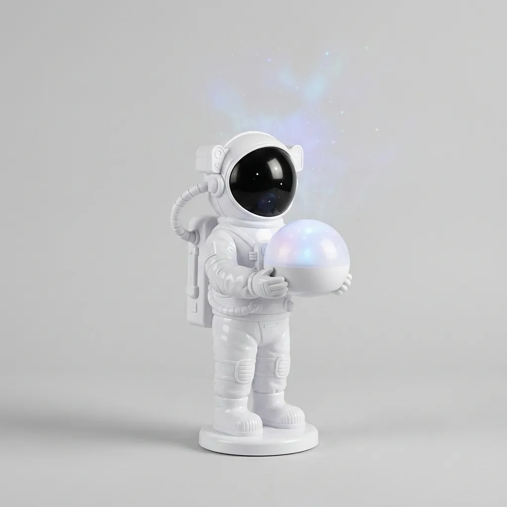 Luminária Astronauta Projetor de Galáxia LED Abajur Nebulosa Quarto — imagem 2 de 4