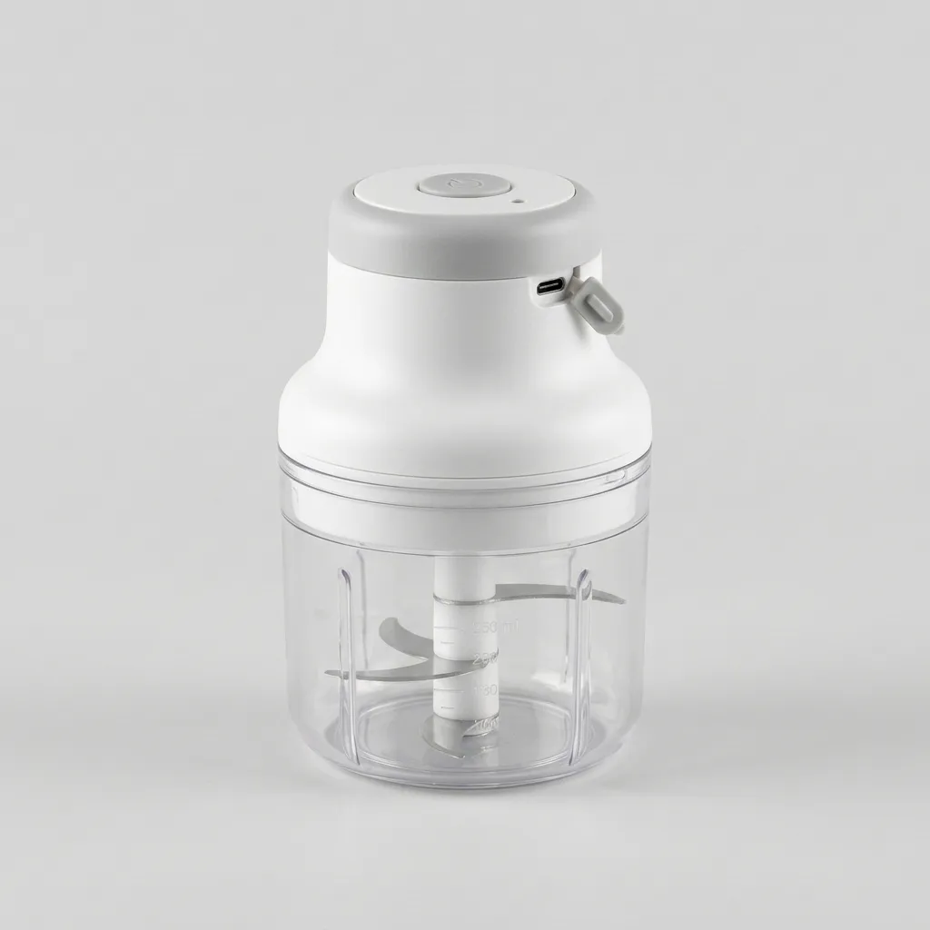 Mini Processador de Alho Elétrico Portátil USB Recarregável 250ml — imagem 3 de 4