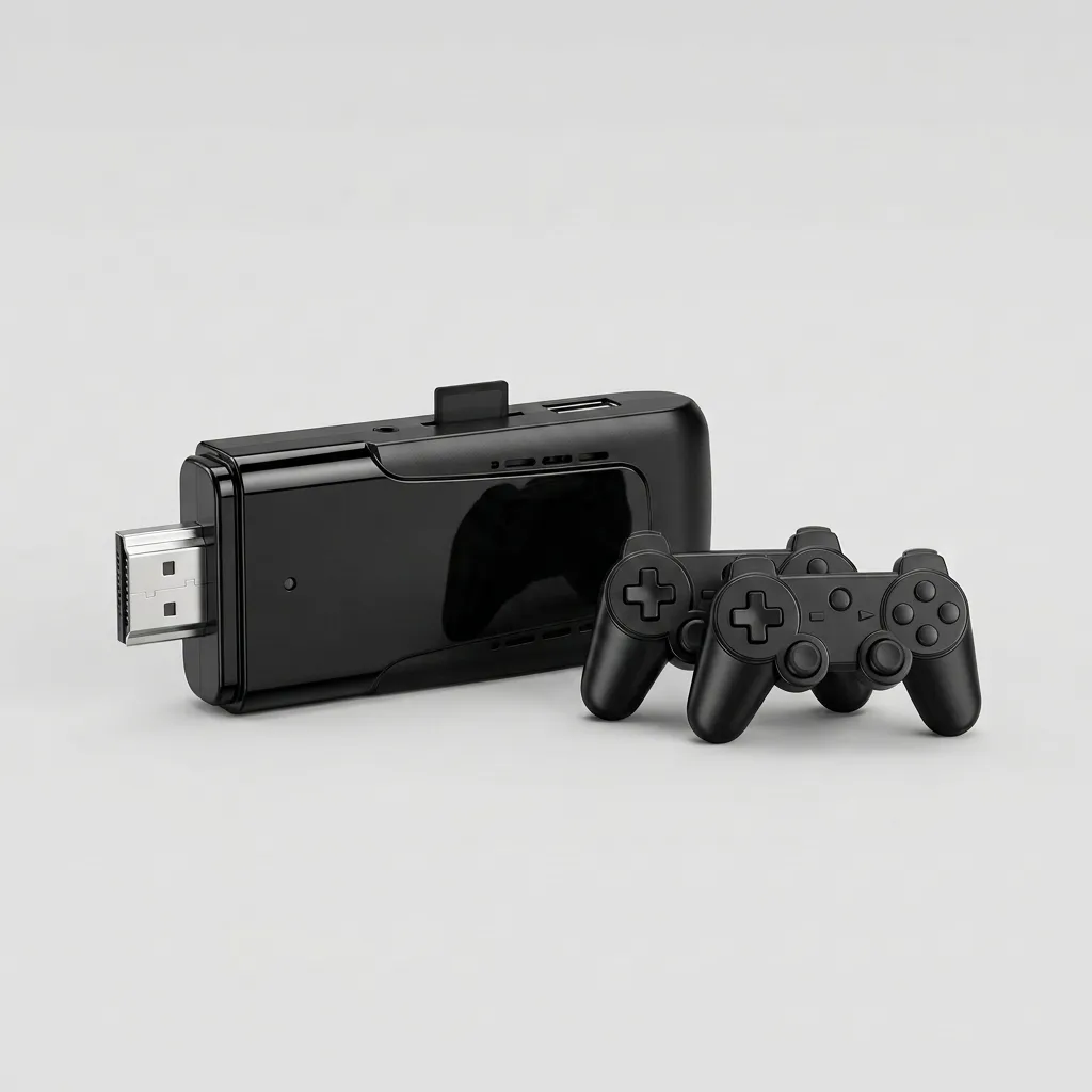 Video Game Stick 4K Retrô 20.000 Jogos com 64GB, Saída HDMI e 2 Controles Sem Fio — imagem 2 de 4