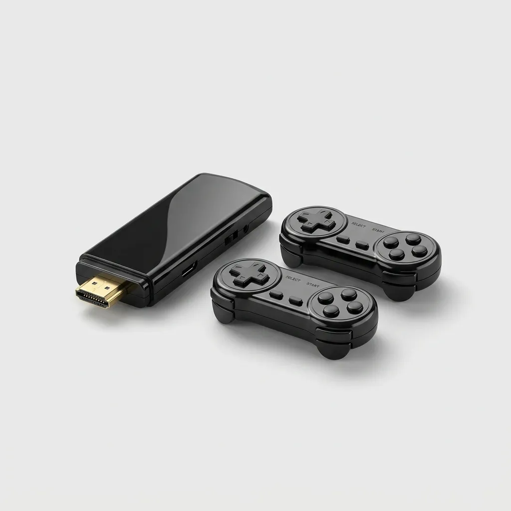 Video Game Stick 4K Retrô 20.000 Jogos com 64GB, Saída HDMI e 2 Controles Sem Fio — imagem 3 de 4