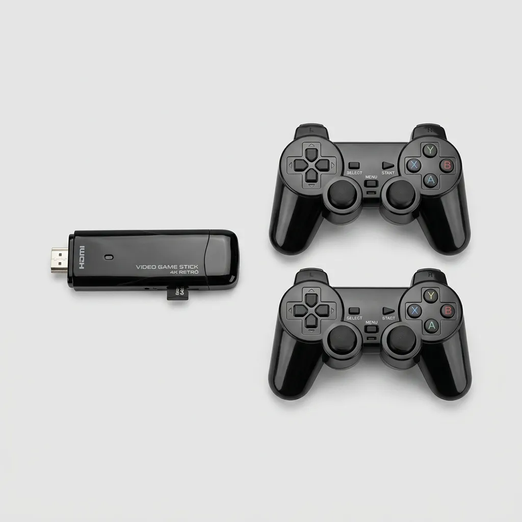 Video Game Stick 4K Retrô 20.000 Jogos com 64GB, Saída HDMI e 2 Controles Sem Fio — imagem 4 de 4